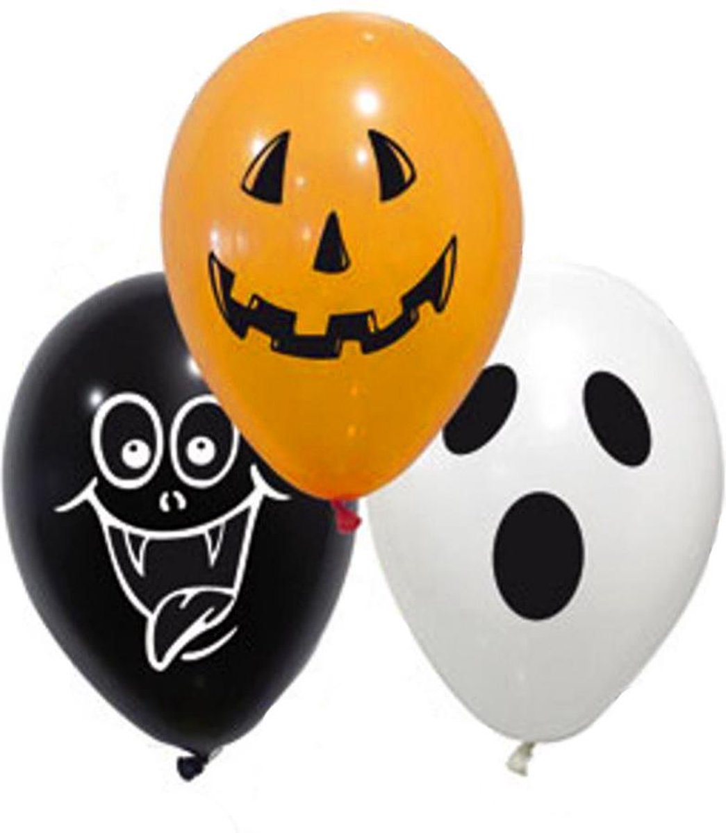 GLOBOLANDIA - 10 latex spooky Halloween ballonnen - Decoratie > Ballonnen